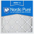 20x20x1 Pleated MERV 12 AC Furnace Air Filters Qty 24 X810163