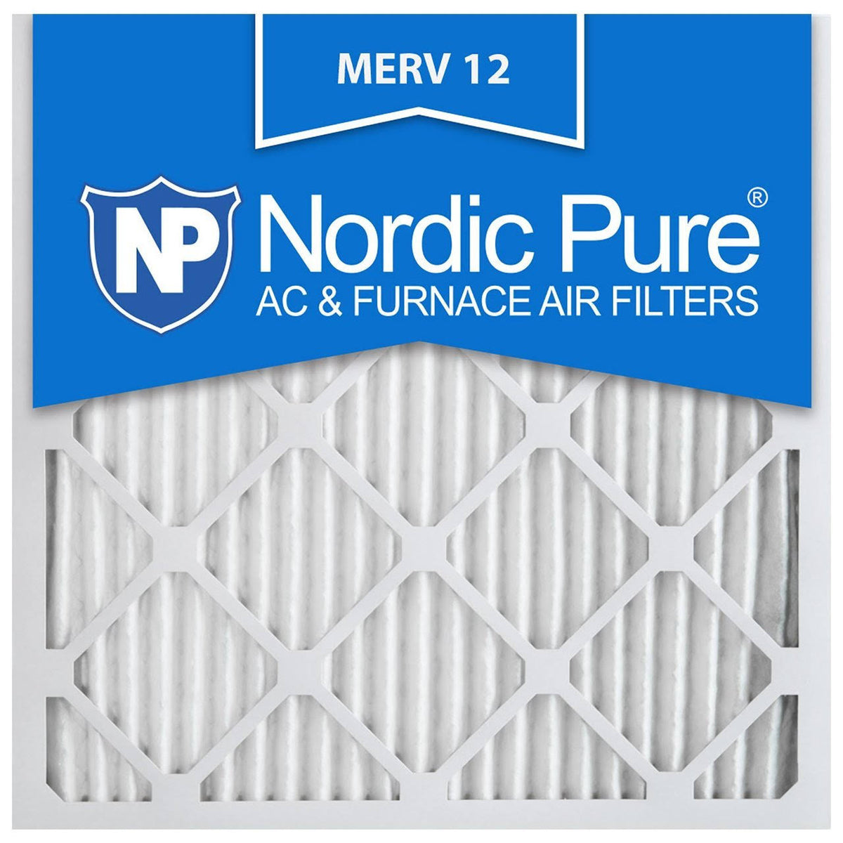 20x20x1 Pleated MERV 12 AC Furnace Air Filters Qty 24 X810163