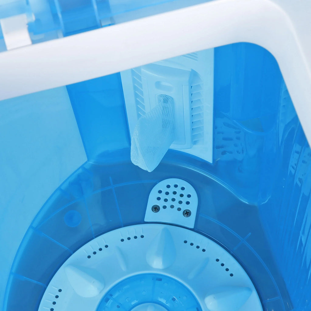 Portable Compact Washer 10lbs Blue White P36125