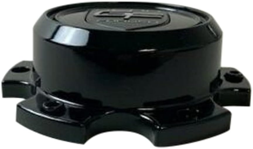 Gloss Black Wheel Center Cap 6 Lug Pack of 2 M608