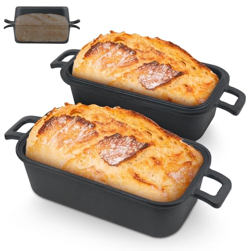Cast Iron Loaf Pan with Lid 9x5 Inch Q754095