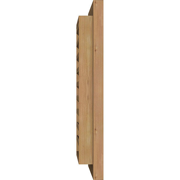Unfinished Functional Vertical Gable Vent N50497