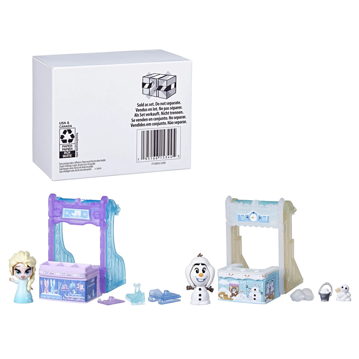 Elsa and Olaf Sled to Shop Playset Toys R979