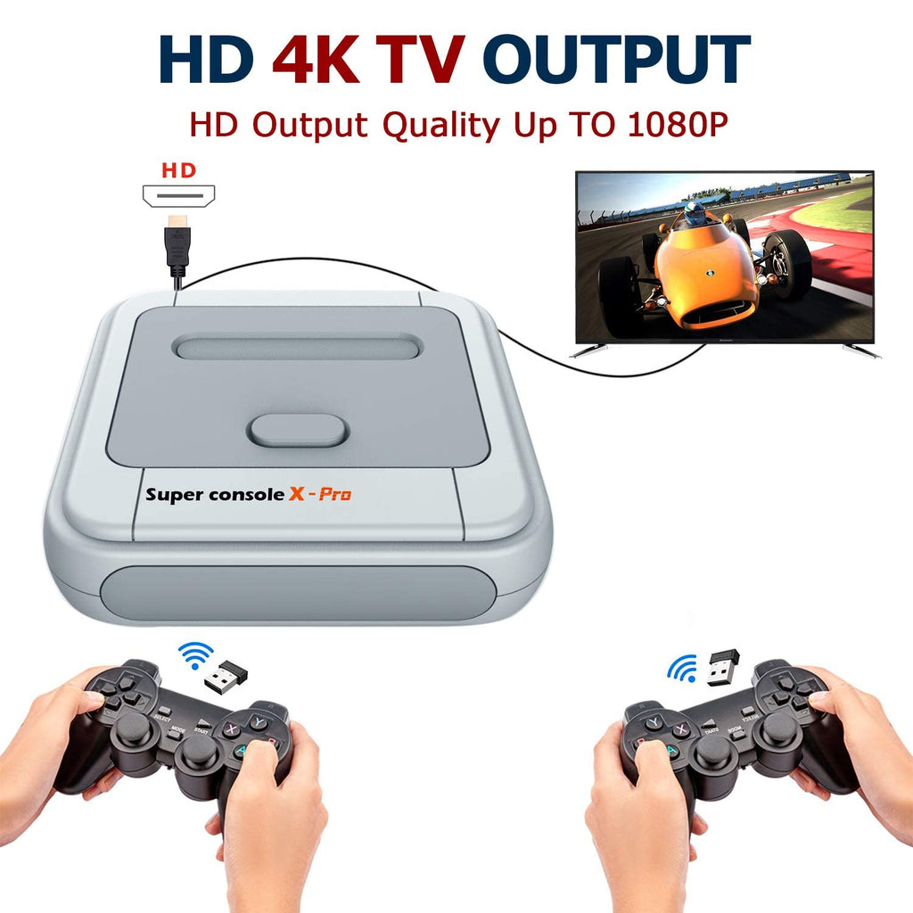 Retro Game Console with 2 Controllers U1096