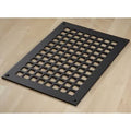 12" x 8" Black Steel Floor Grille G642493