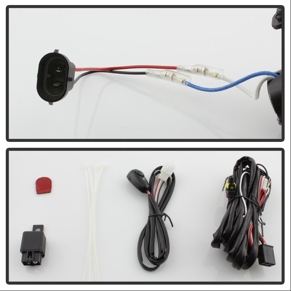 2011-2014 Dodge Avenger Bumper Fog Lights with Switch and Bulb Assembly W949435