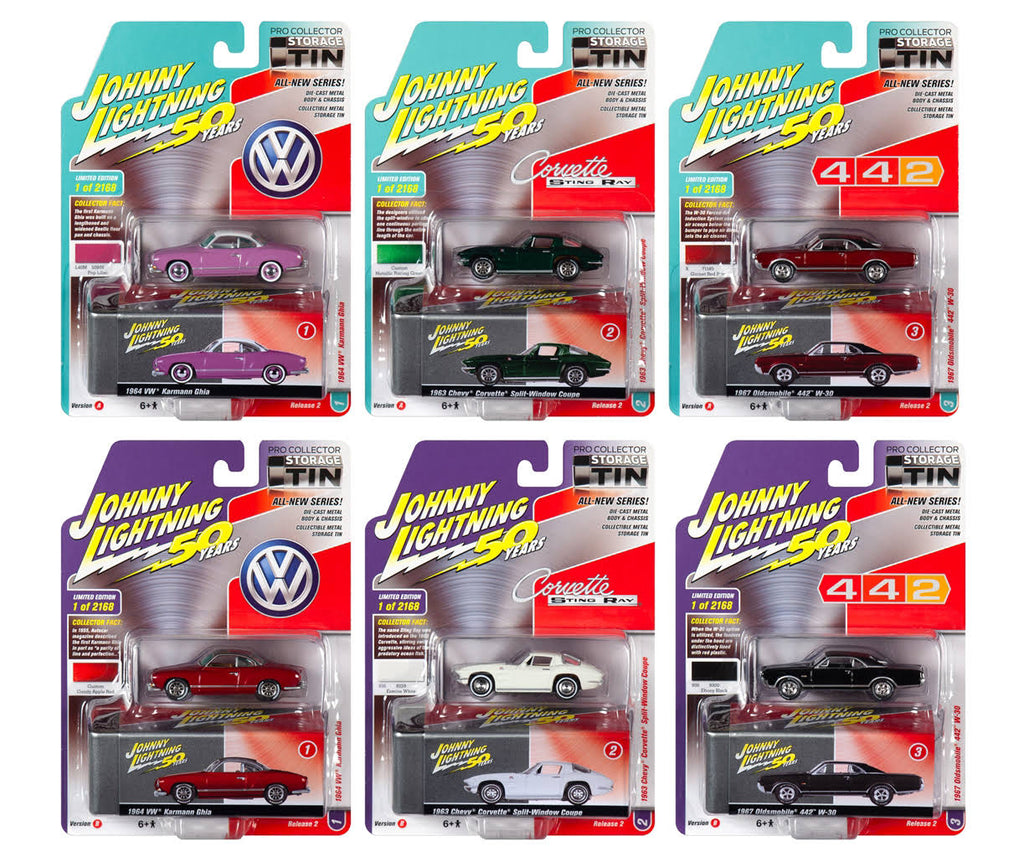 Set of 6 1/64 Diecast Cars M356