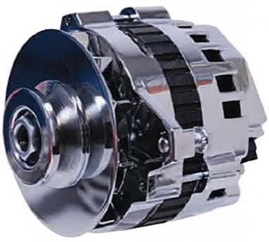 Chrome 160 Amp Alternator B1965