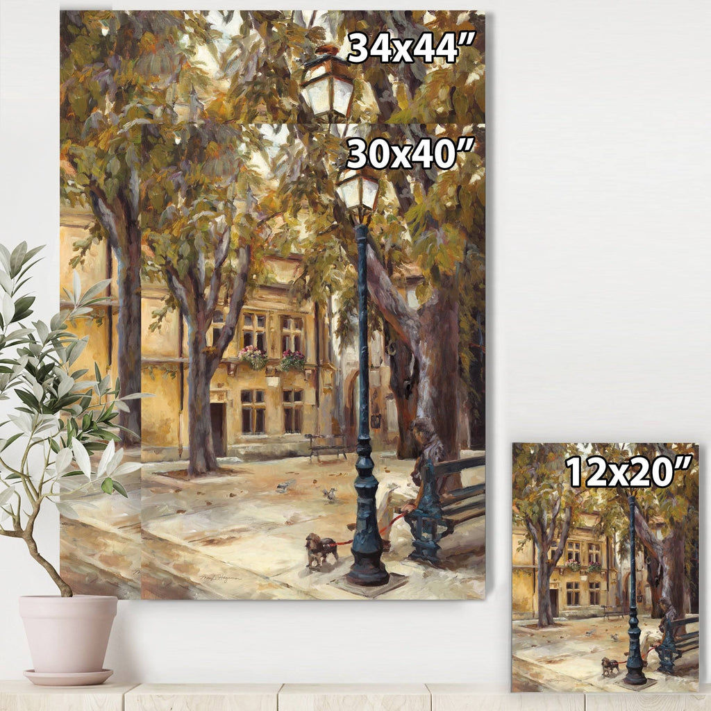 Grey French Country Canvas Art Q495