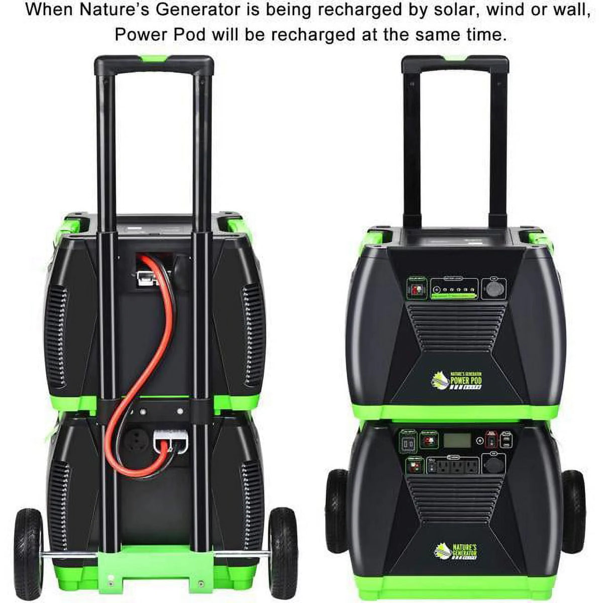 3600W Solar & Wind Powered Pure Sine Wave Off-Grid Generator D26179
