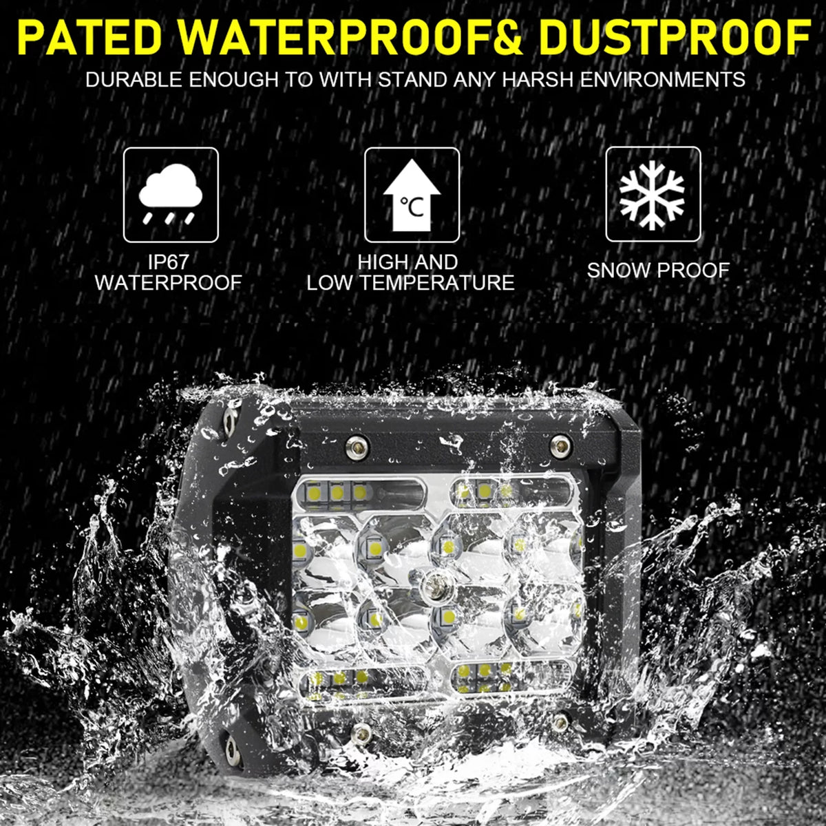 4 Inch Waterproof LED Driving Lights M8963