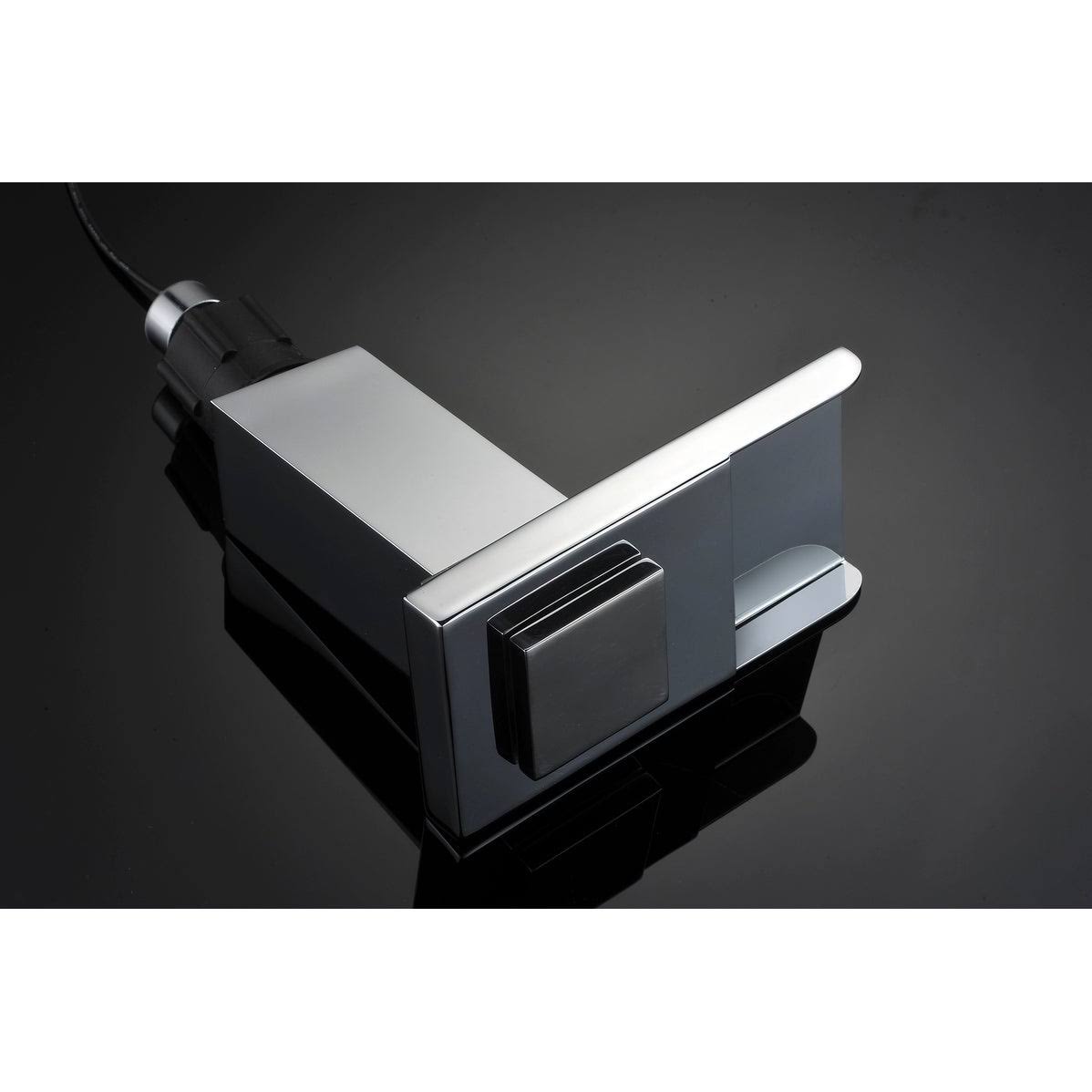 Chrome 8-Inch LED Widespread Bathroom Sink Faucet H276