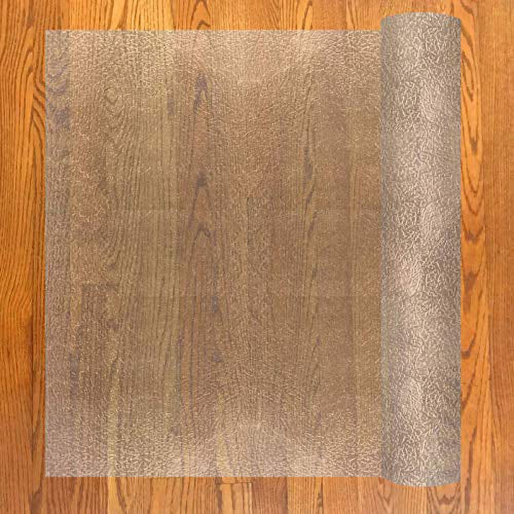 Clear Vinyl Plastic Floor Runner Protector, 36 Inches Wide x 6 Feet Long S133