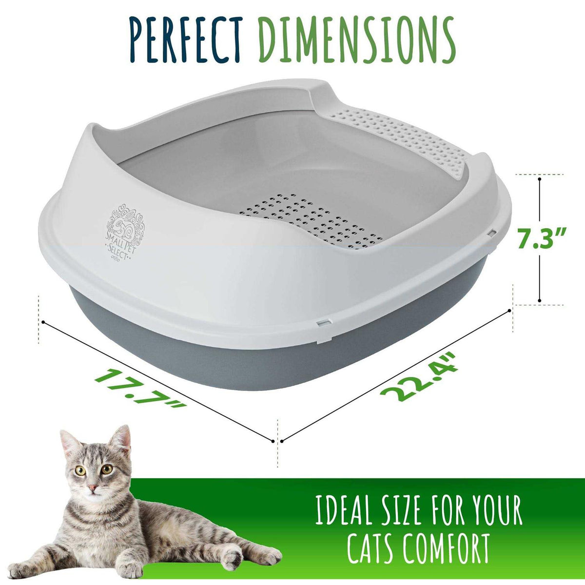Pine Pellet Cat Litter Box J295