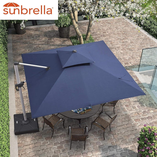 10ft Square Cantilever Patio Umbrella U52678
