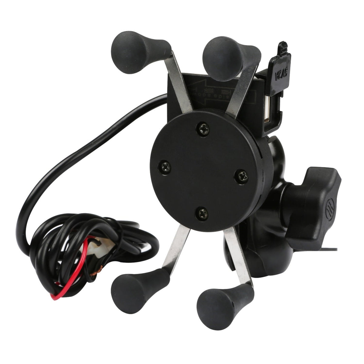Motorcycle Handlebar Mount Holder with USB Charger Q76192