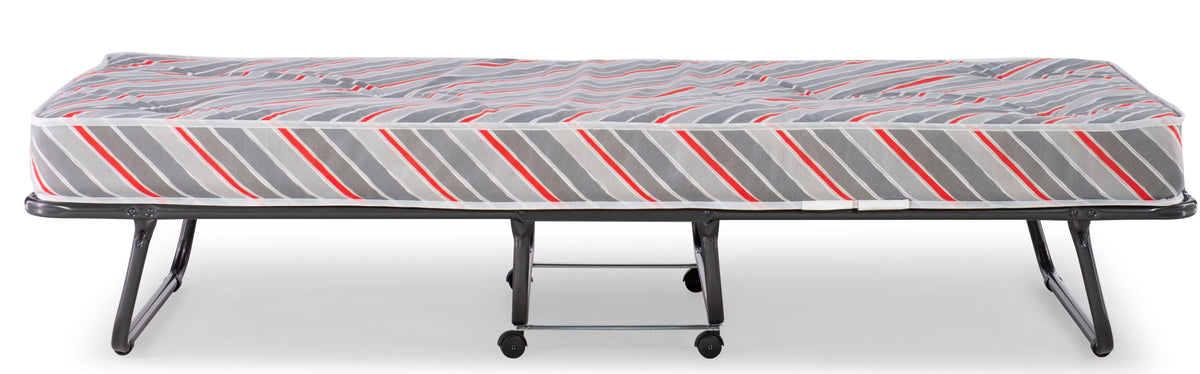 Folding Rollaway Guest Bed with 5 Innerspring Mattress Q2928