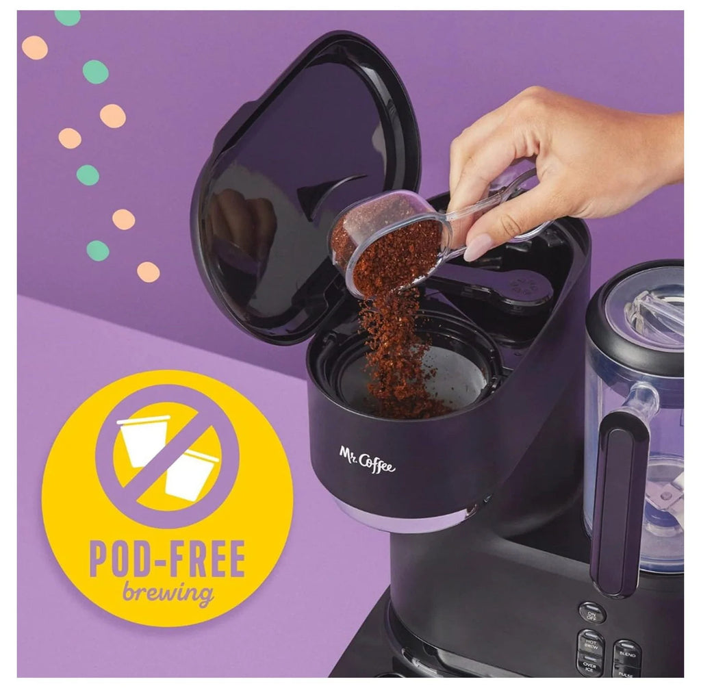 3-in-1 Iced and Hot Coffee and Tea Maker and Blender with Reusable Filter Z5411