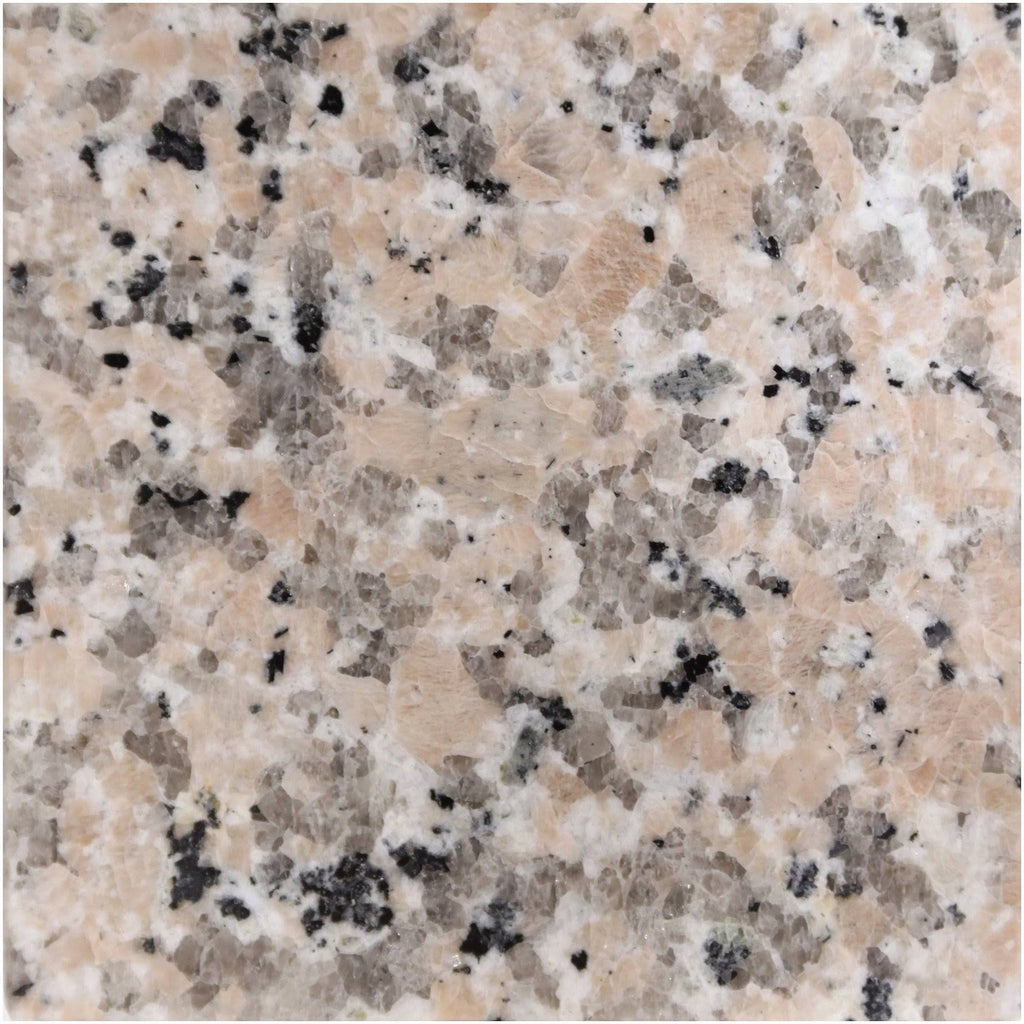White Vanity with Burlywood Granite Top and Faucet B692854