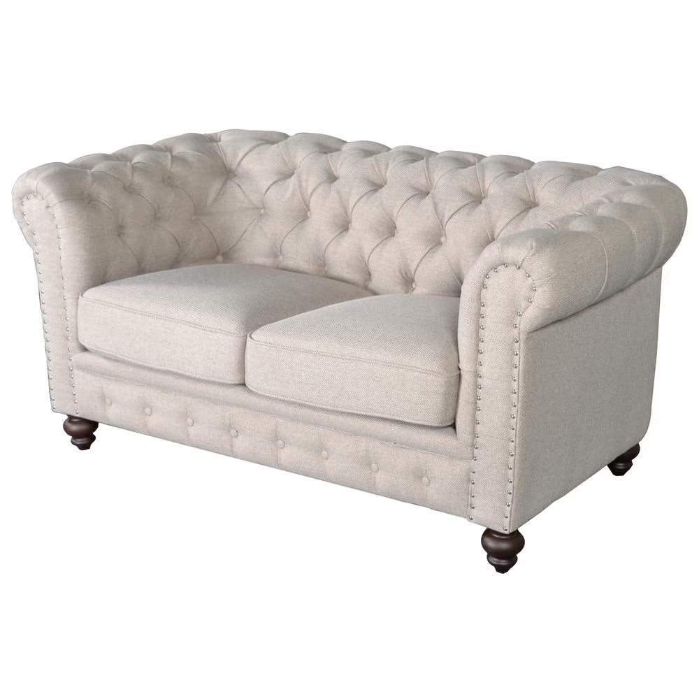Dark Linen Loveseat Y239374