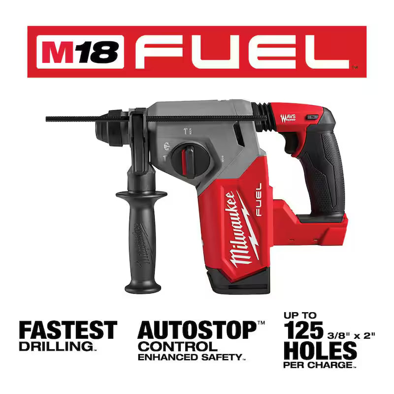 18V Lithium-Ion Brushless Cordless Rotary Hammer with Bandsaw 2-Tool V61152