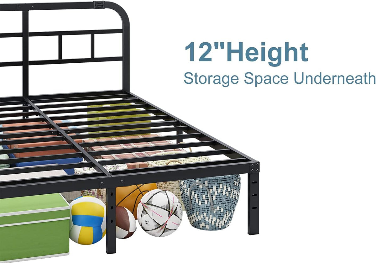 14” Heavy Duty Metal Bed Frame, California King R9406