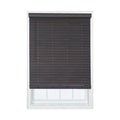 Walnut Faux Wood Cordless Room Darkening Horizontal Blinds D668254