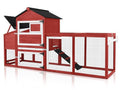 Grey Poultry Cage with Wheels, Nesting Box, Tray, and Roof W15763