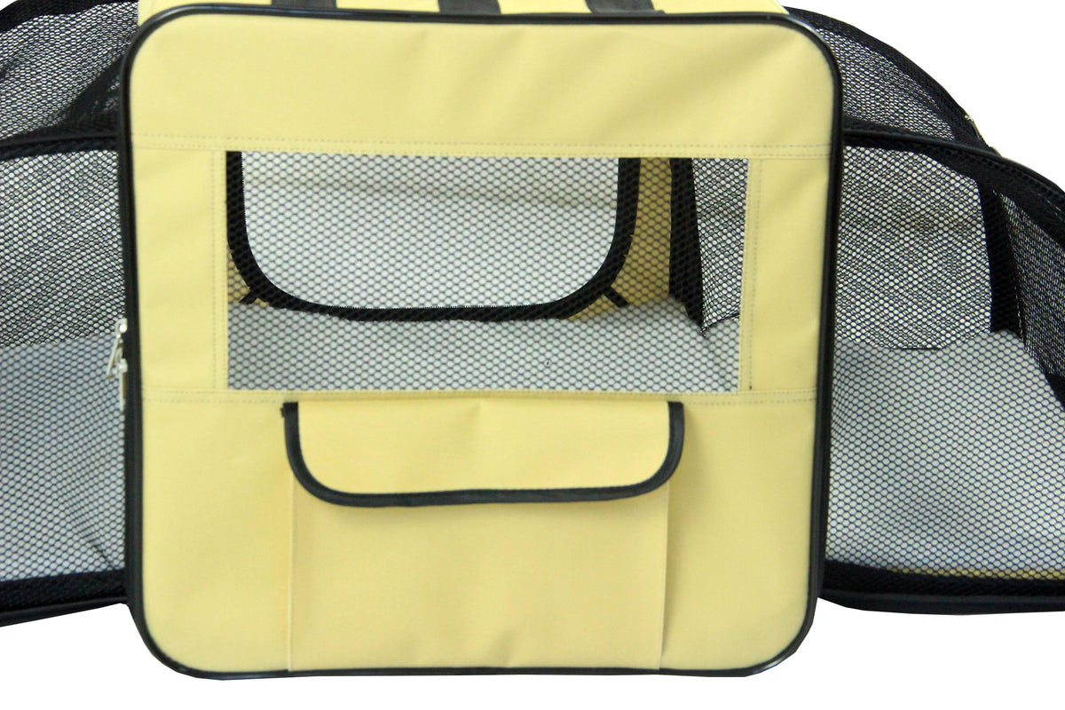Blue Large Collapsible Pet Dog Crate F436