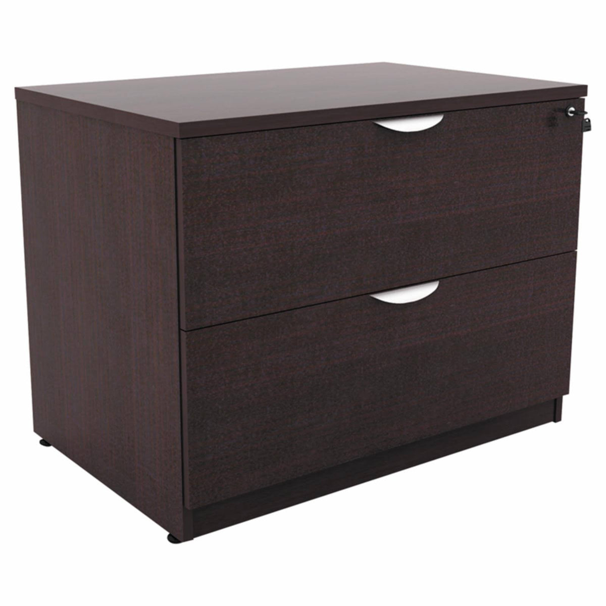 2-Drawer Lockable Filing Cabinet, Espresso Z713944