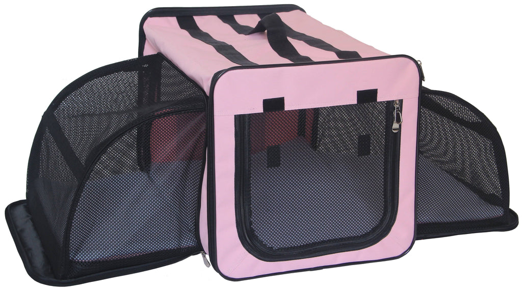 Blue Large Collapsible Pet Dog Crate F436