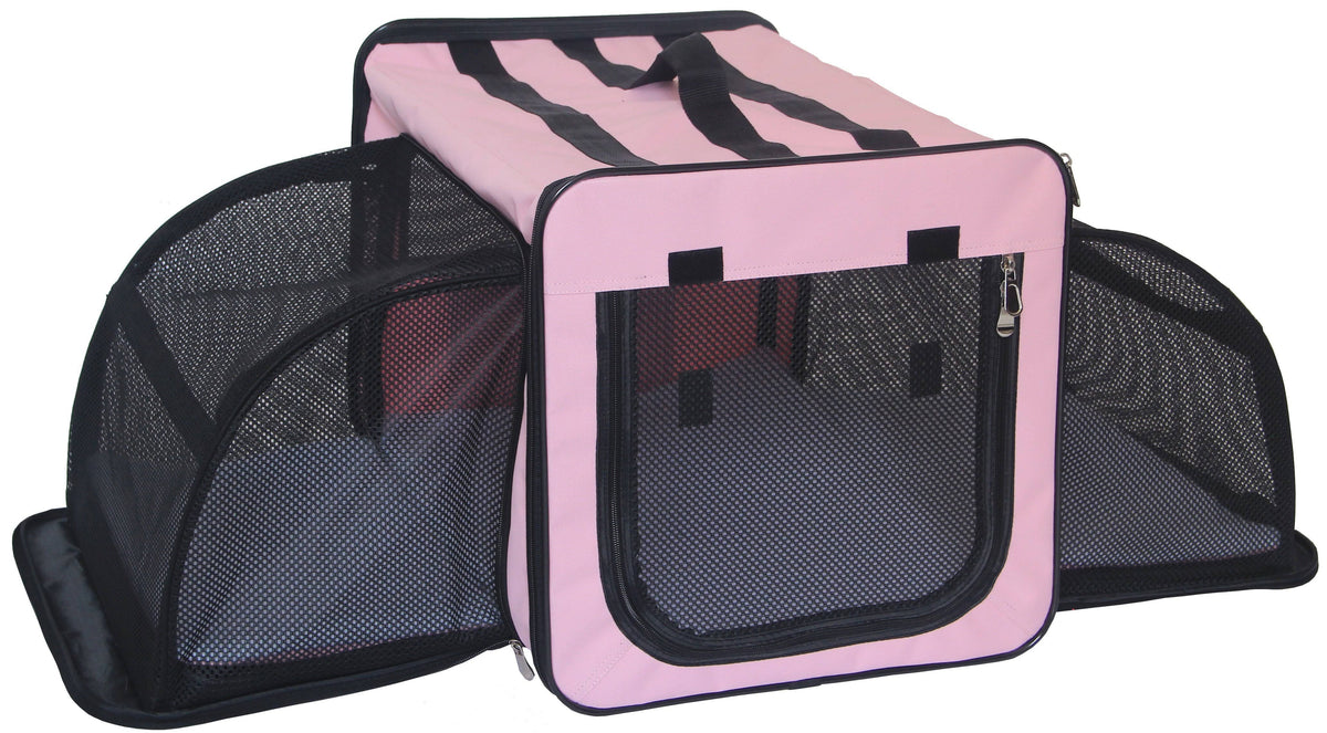 Blue Large Collapsible Pet Dog Crate F436