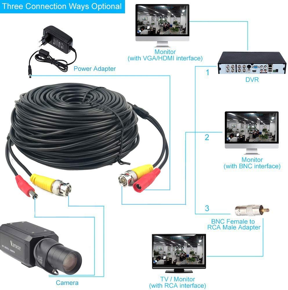 CCTV 1/3 CCD HD 960H Auto Iris 6-60mm F1.6 Varifocal Lens Bullet Box Camera Pack of 2 R83084