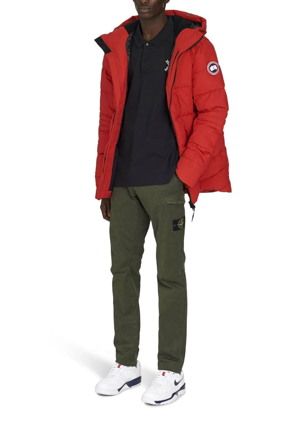 Red Men's Coat K472