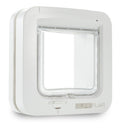 White Microchip Cat Flap W639396