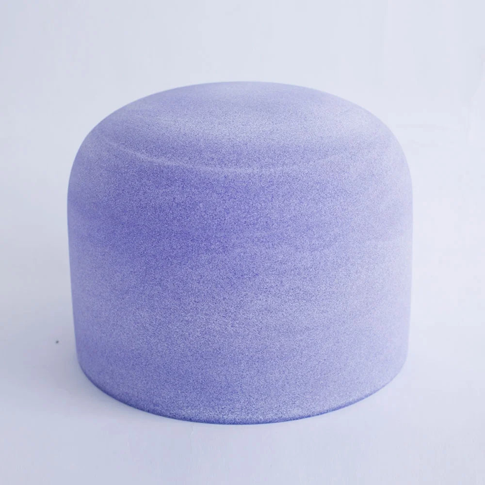 Blue Frosted G Throat Chakra Quartz Crystal Singing Bowl 10 inch C57804