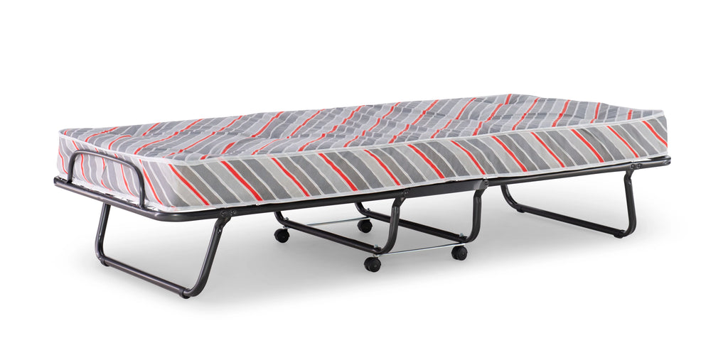 Folding Rollaway Guest Bed with 5 Innerspring Mattress Q2928