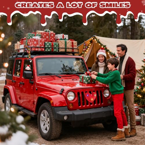 Christmas Reindeer Antlers for Cars With LED Lights Y48309