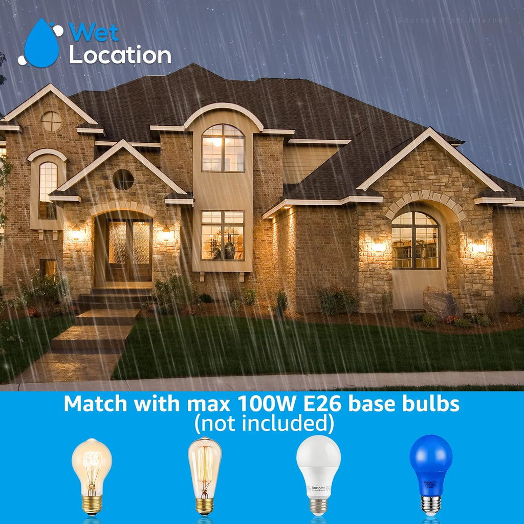 Outdoor Wall Lights, Dusk to Dawn Q6962