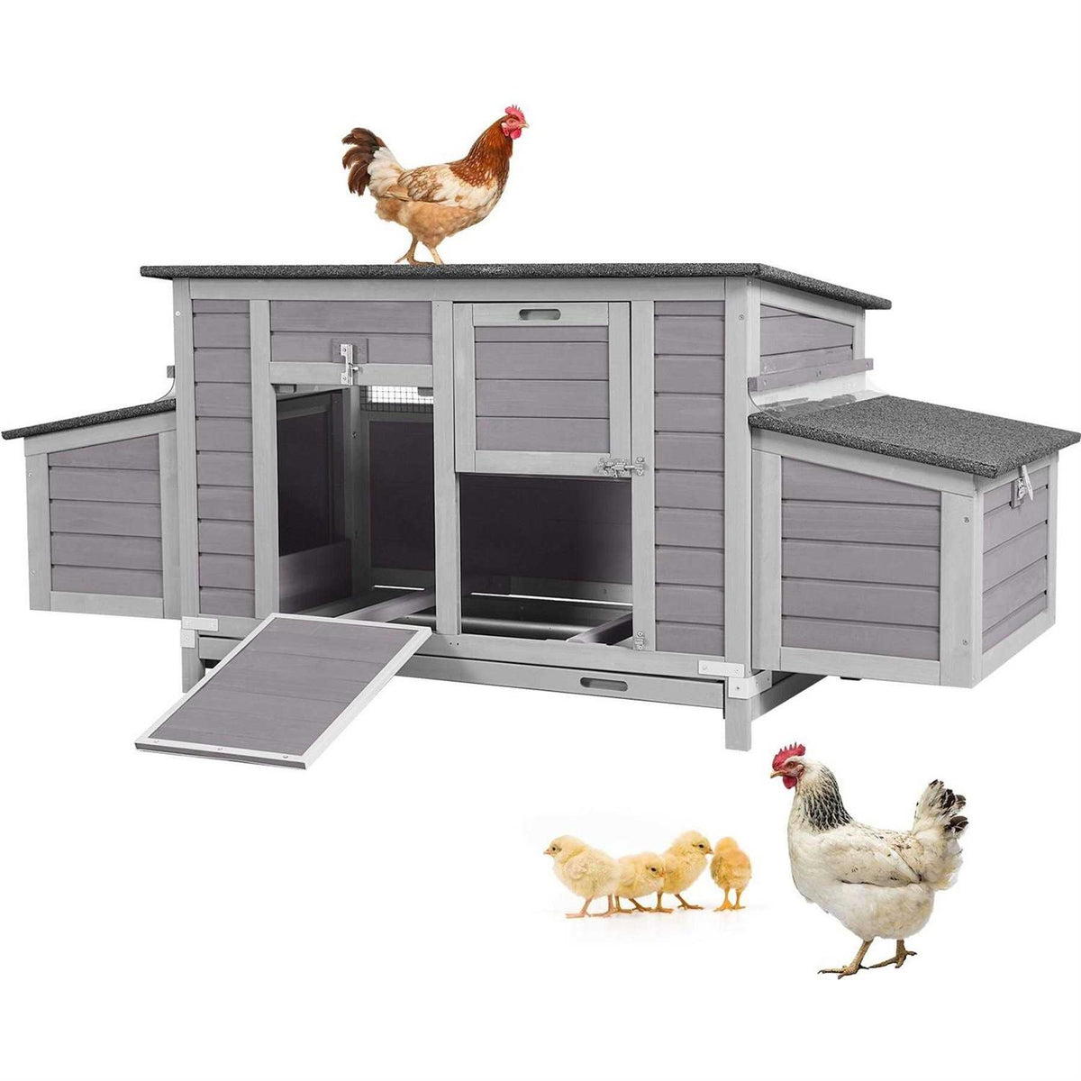 Wooden Chicken Coop for 2-4 Chickens L5989