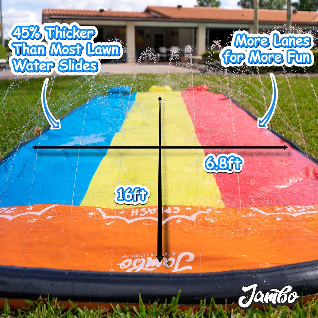 Heavy Duty Water Slide with 3 Bodyboards Q3123