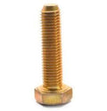 9/16 inch-12 x 2 inch Coarse Thread Grade 8 Hex Cap Screw, Alloy Steel Yellow Zinc Plated, Pk 25 A798305