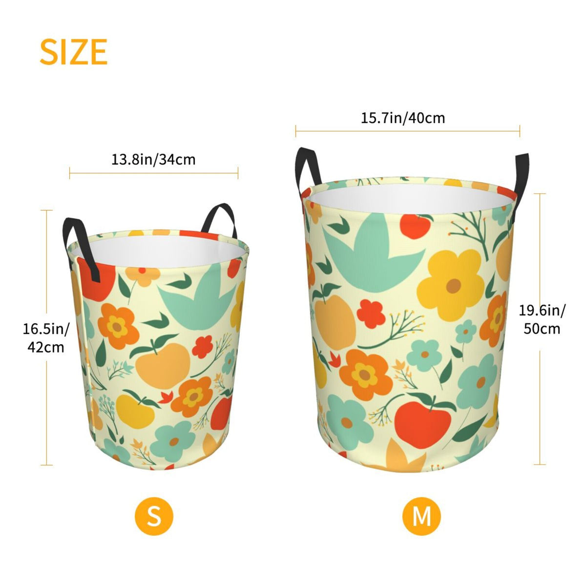 Collapsible Polyester Waterproof Laundry Basket 62L L873