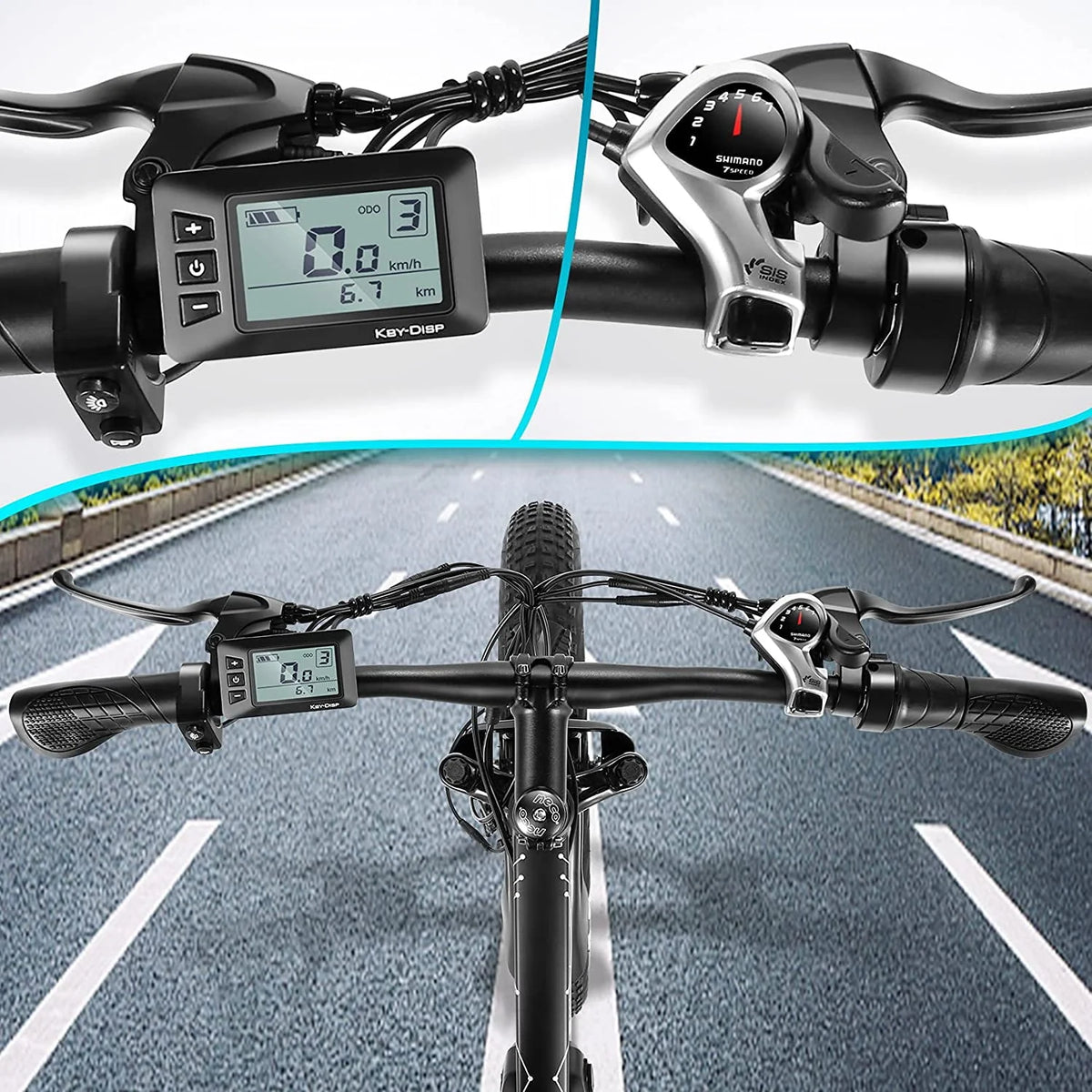 26 x 4.0 Fat Tire 500W All Terrain Electric Bike O53439