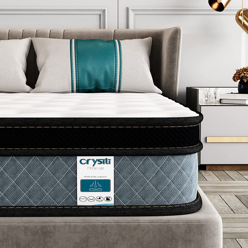 Queen Size Memory Foam Innerspring Hybrid Mattress J99475