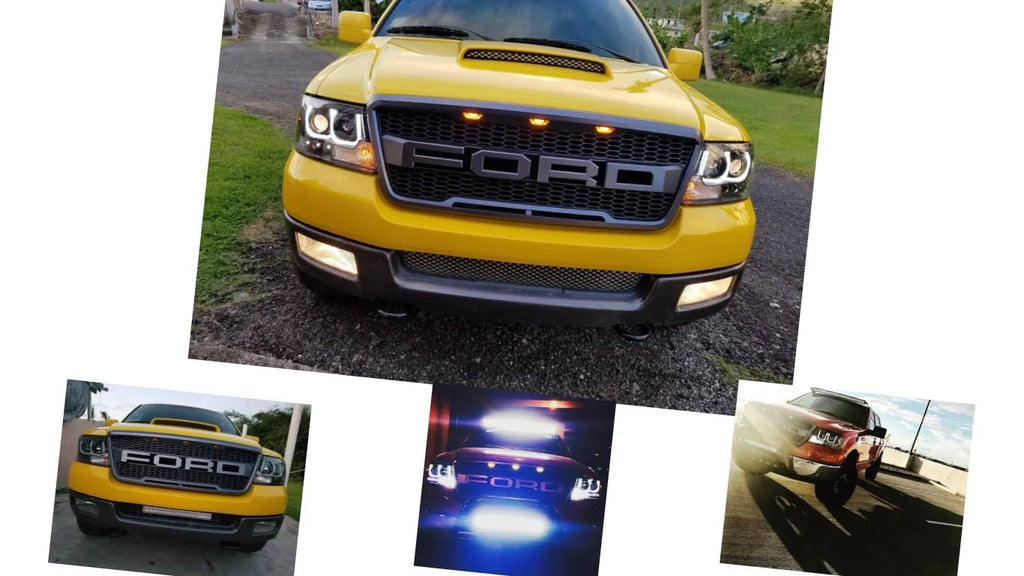 Black Clear Projector Headlights G4196