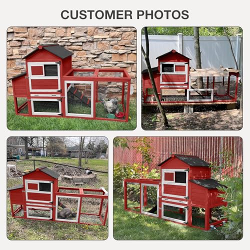 Grey Poultry Cage with Wheels, Nesting Box, Tray, and Roof W15763