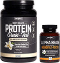90 ct Nootropic and Grass Fed Whey Protein Vanilla F636