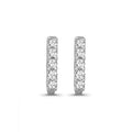 10K White Gold Hoop Earrings R785