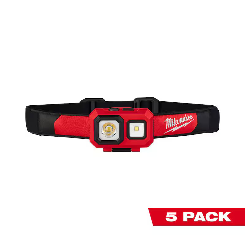 450 Lumens LED Headlamp 5-Pack E64509